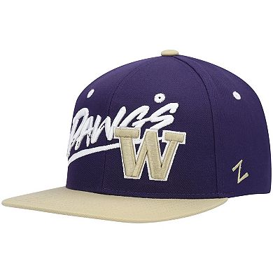 Youth Zephyr Purple Washington Huskies Yonkers Snapback Hat