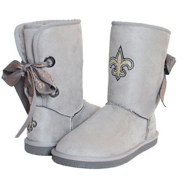 New Orleans Saints Cuce Shoes Women's Champions Boots – Black