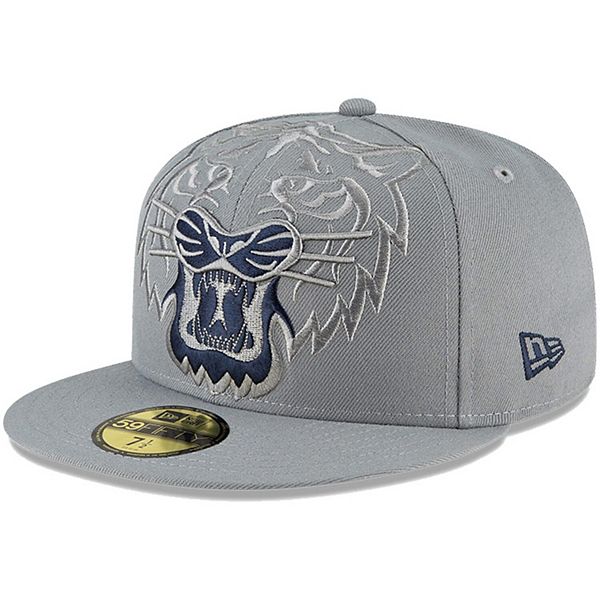 Men S New Era Gray Detroit Tigers Alternate Logo Elements 59fifty Fitted Hat
