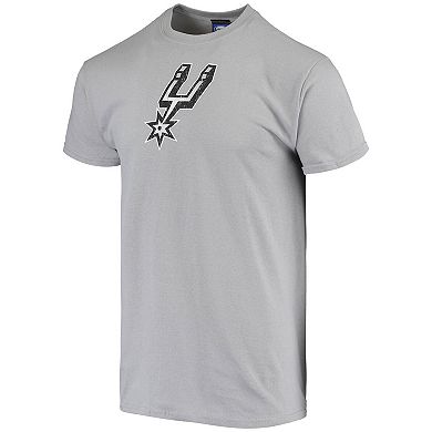 Men's Concepts Sport Gray/Heathered Charcoal San Antonio Spurs Pitch T-Shirt & Shorts Set