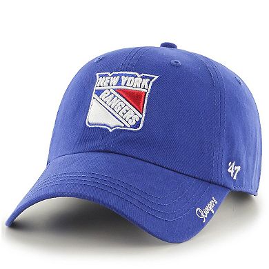 Women's '47 Blue New York Rangers Team Miata Clean Up Adjustable Hat