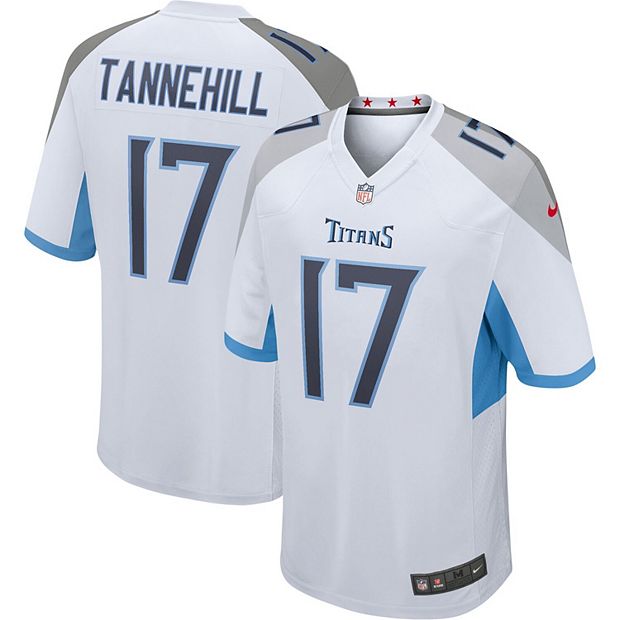 Men's Nike Ryan Tannehill White Tennessee Titans Game Jersey