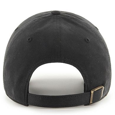 Women's '47 Black Pittsburgh Penguins Team Miata Clean Up Adjustable Hat