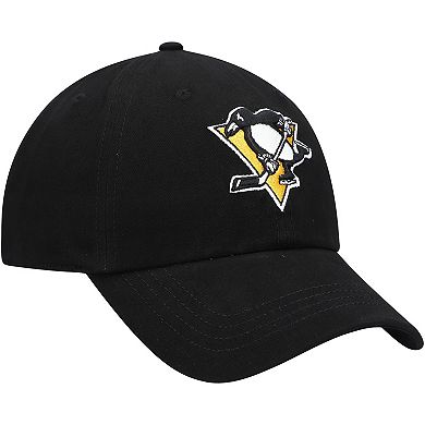 Women's '47 Black Pittsburgh Penguins Team Miata Clean Up Adjustable Hat