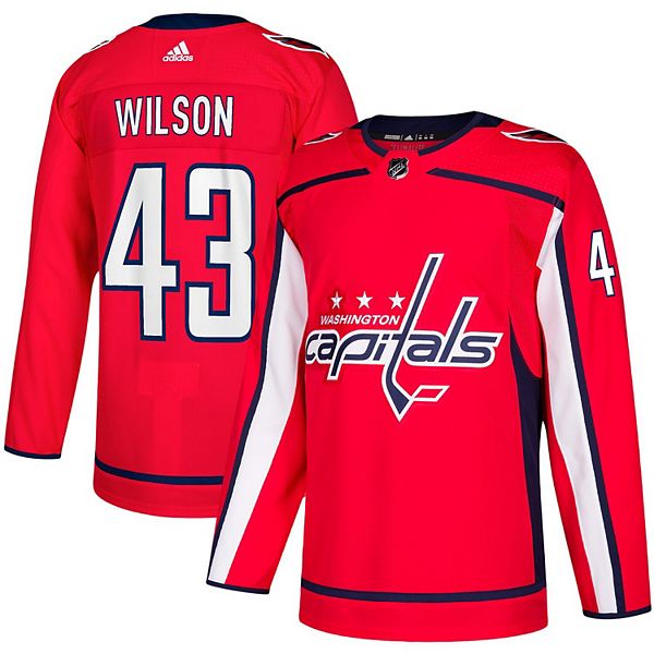 Tom Wilson Washington Capitals Autographed Adidas Jersey