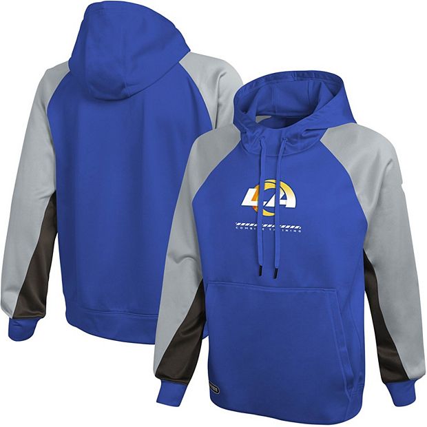 New Era / Men's Los Angeles Rams Royal Combine Pullover Logo Hoodie