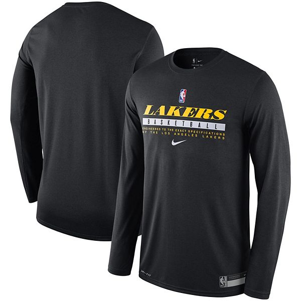 00's LA Lakers Nike Long Sleeve Warm Up Jersey