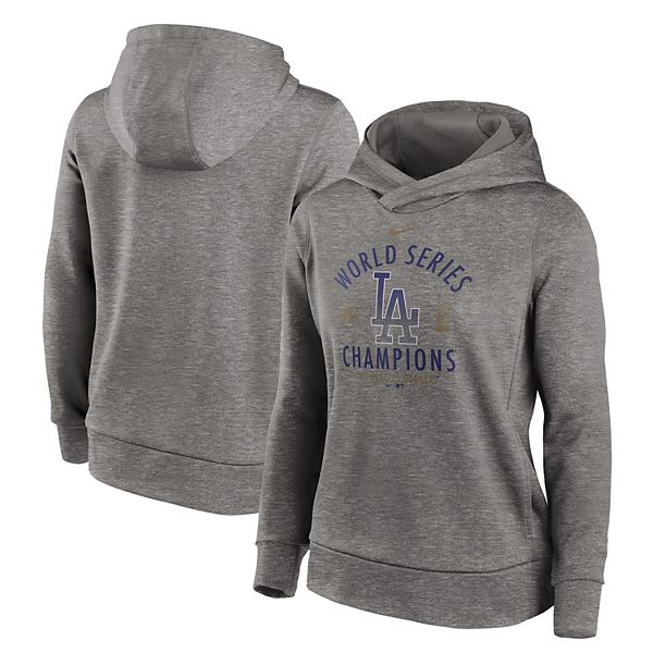 Women s Nike Heather Gray Los Angeles Dodgers 2020 World Series