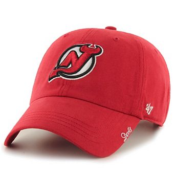 Women's '47 Red New Jersey Devils Team Miata Clean Up Adjustable Hat