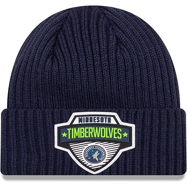 Men's New Era Navy Minnesota Timberwolves 2020 TipOff Cuffed Knit Hat