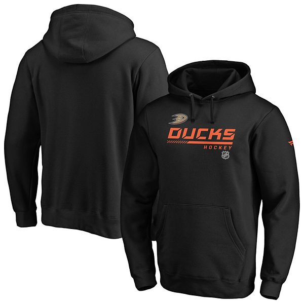 NHL Youth Anaheim Ducks Prime Fleece Black Pullover Hoodie