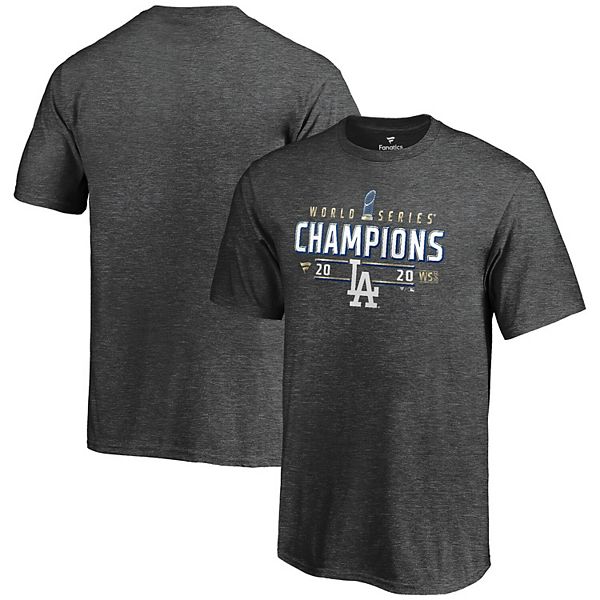 Los angeles dodgers fanatics branded 2020 world series champions t