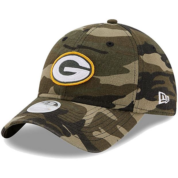 Women's New Era Camo Green Bay Packers Core Classic 9TWENTY Adjustable Hat