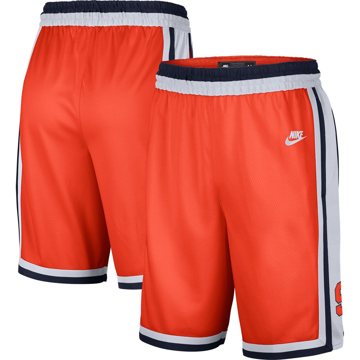 orange nike basketball shorts