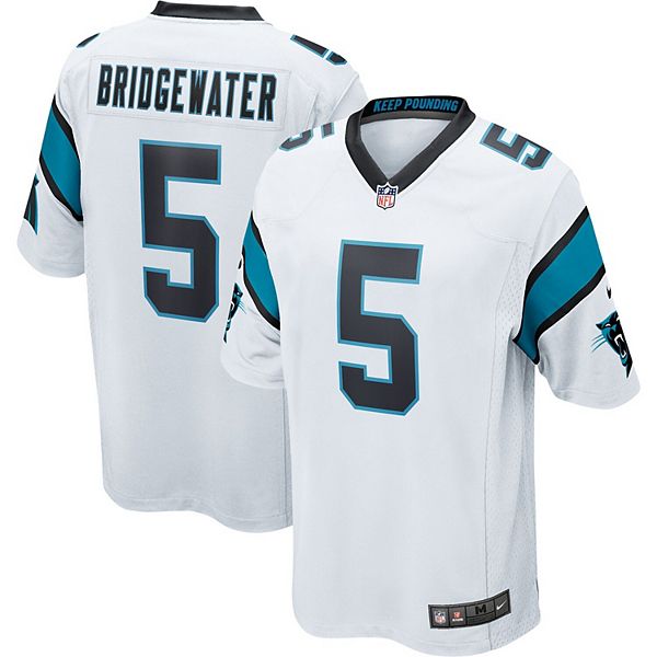 Teddy Bridgewater Carolina Panthers Fanatics Authentic Game-Used #5 White  Jersey vs. Green Bay Packers on December 20, 2020