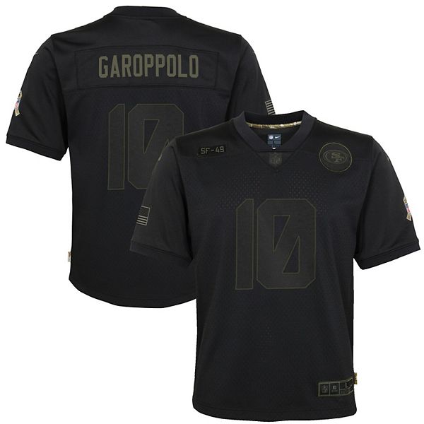 Nike, Shirts, Nike Jimmy Garoppolo San Francisco 49ers Camo Salute To  Service Jersey