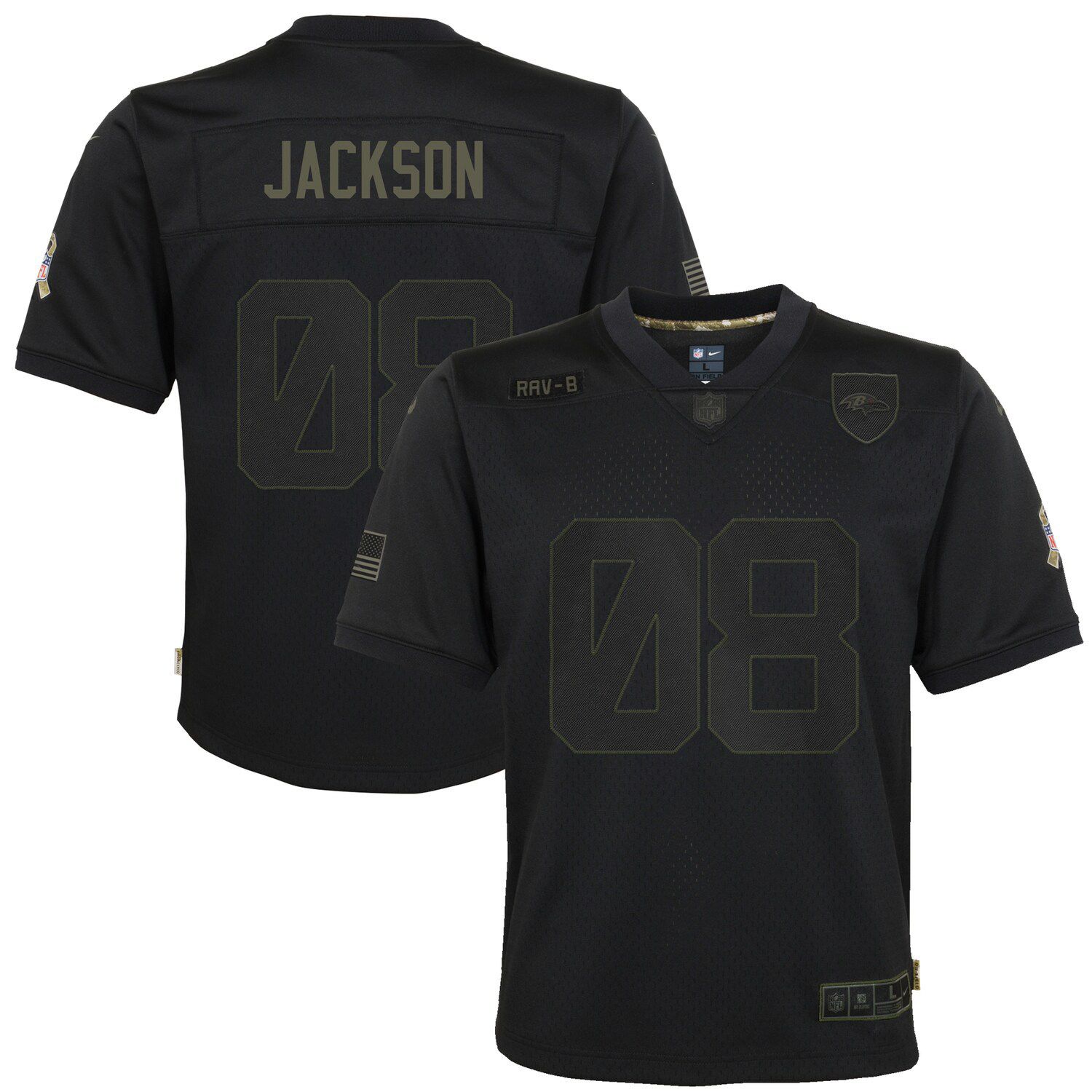 Lamar jackson salute to cheap service jersey