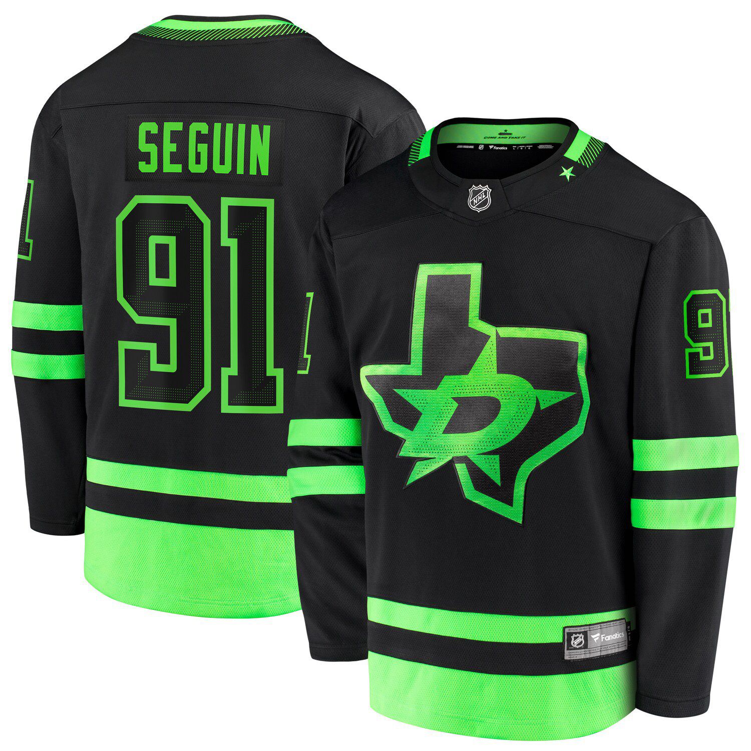 Youth Dallas Stars Tyler Seguin Black Special Edition 2.0 Premier Player  Jersey