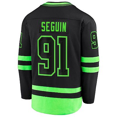 Men s Fanatics Tyler Seguin Black Dallas Stars 2020 21 Alternate Premier Breakaway Player Jersey