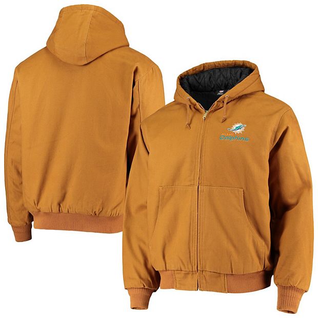 Miami Dolphins Women's Plus Size Fleece Full-Zip Hoodie Jacket