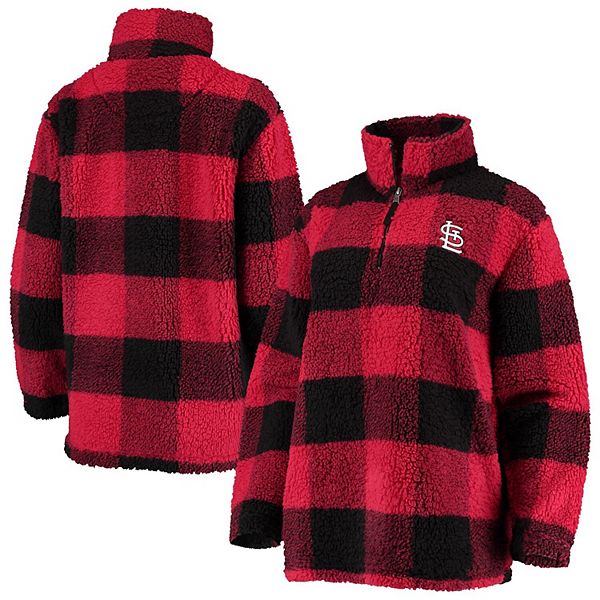 Women's G-III Sports by Carl Banks Red/Black St. Louis Cardinals Sherpa ...