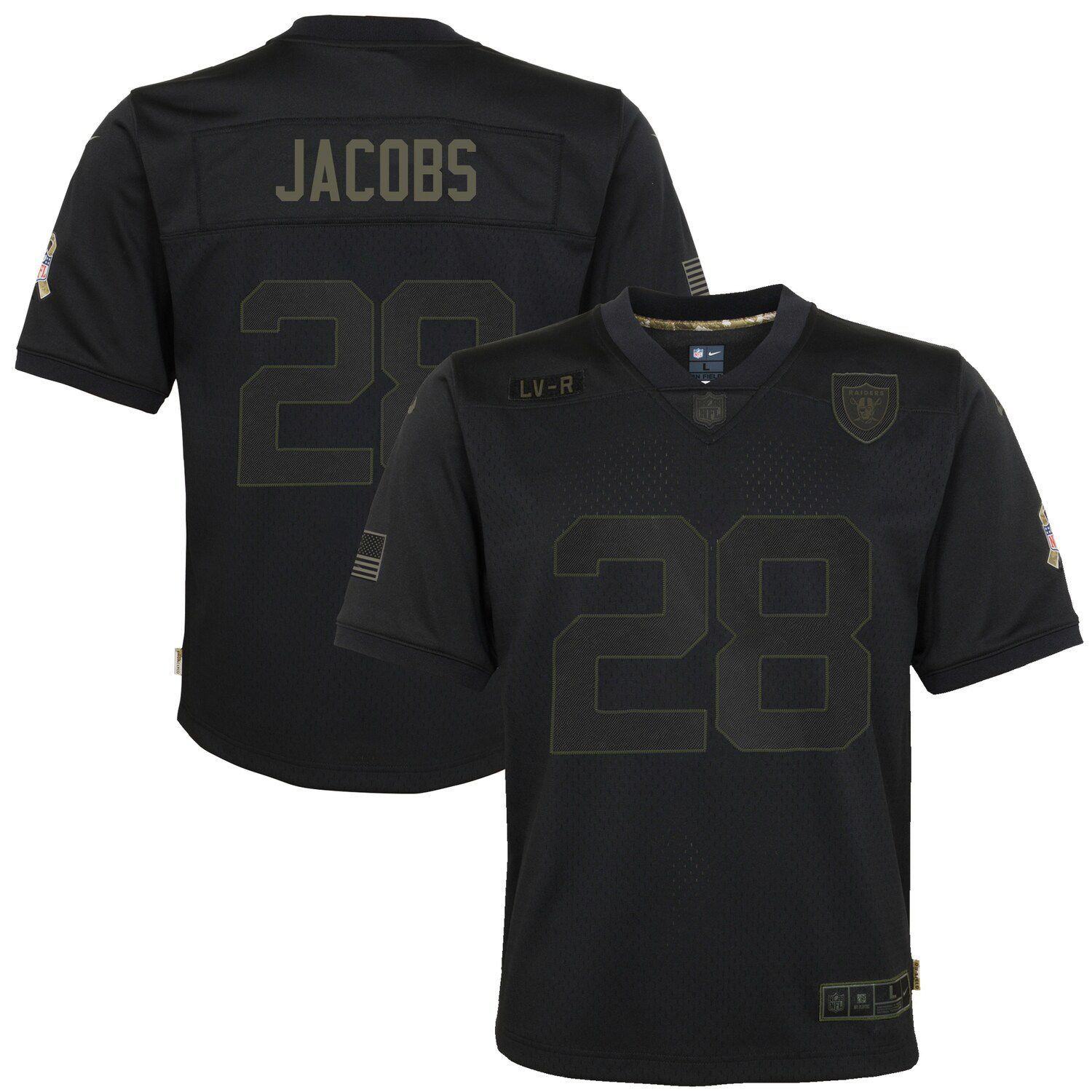 black salute to service jersey