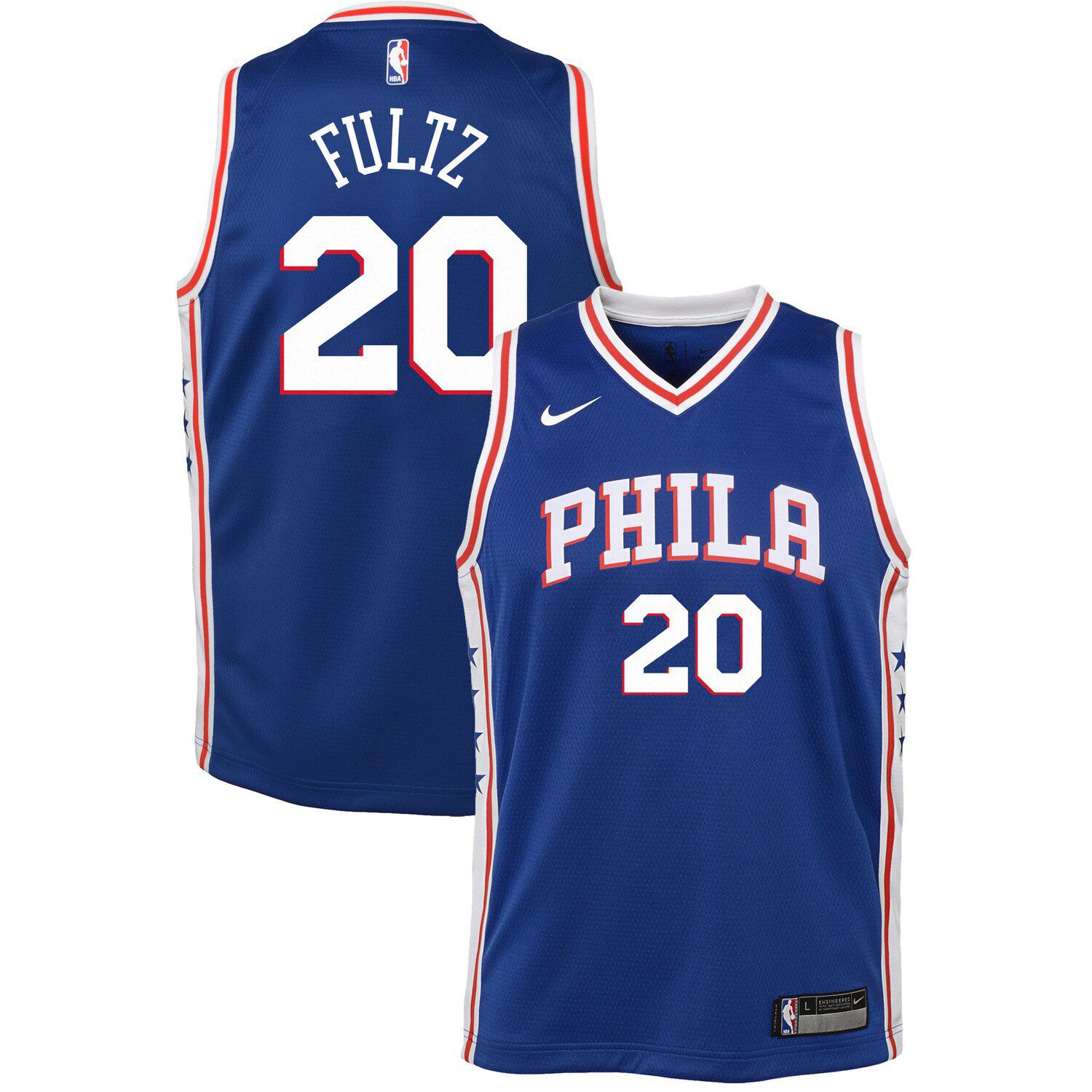 sixers jersey kids