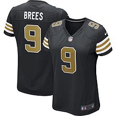 Youth New Orleans Saints Drew Brees Nike Black Team Color Game Jersey