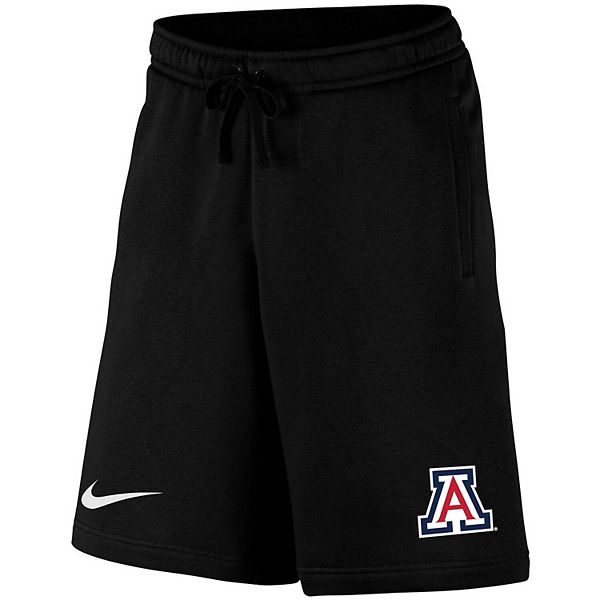 Men's Nike Black Arizona Wildcats College Primary Logo Club Fleece Shorts