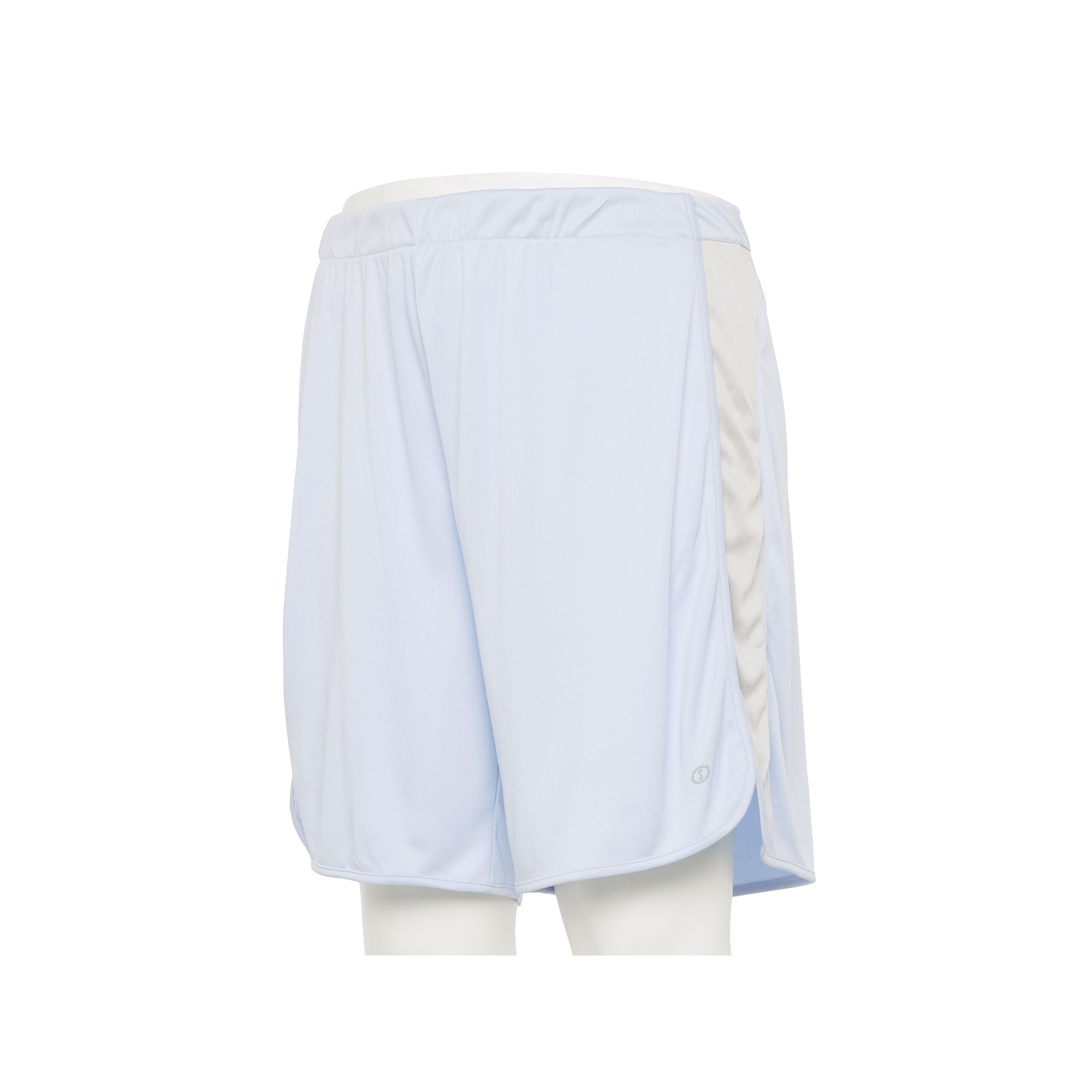 Plus Size Spalding Basketball Shorts, Womens, Size: 2XL, Grey Lunar Rock