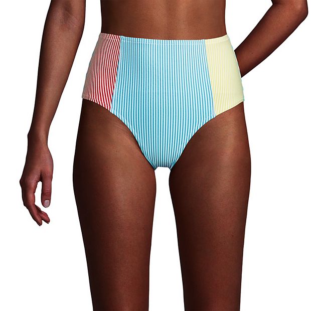 Lands' End High Waisted Bikini Bottoms 