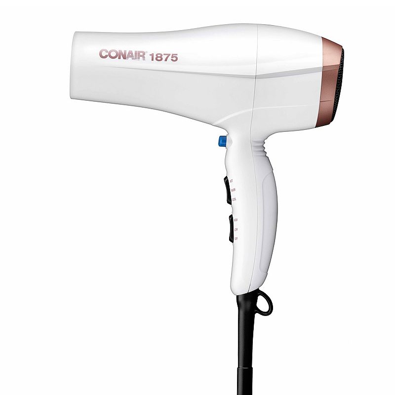 Conair 1875-Watt Double Ceramic Dryer, White