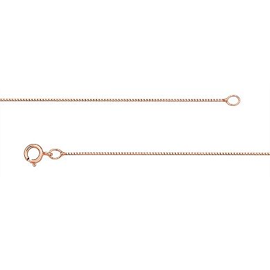 Gemminded 18k Rose Gold Tone Plated Sterling Silver & Amethyst Circle Pendant Necklace