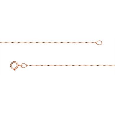 Gemminded 18k Rose Gold Plated Sterling Silver Garnet Circle Pendant Necklace
