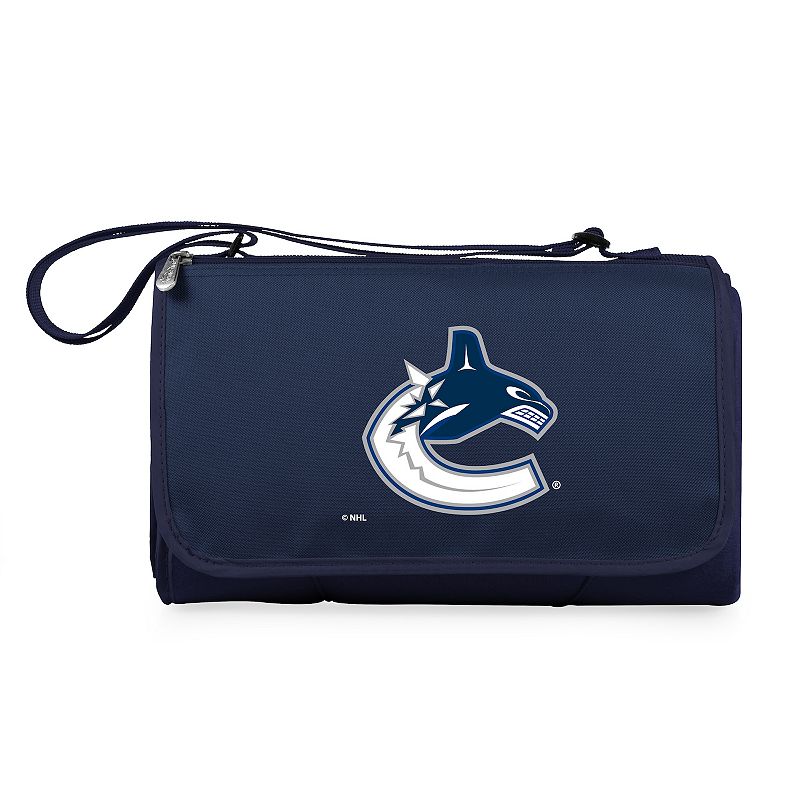 Picnic Time Vancouver Canucks Outdoor Picnic Blanket & Tote, Blue