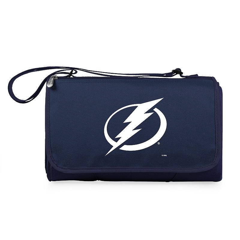 Picnic Time Tampa Bay Lightning Outdoor Picnic Blanket & Tote, Blue
