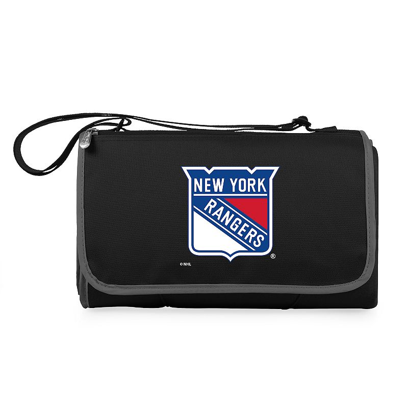 Picnic Time New York Rangers Outdoor Picnic Blanket & Tote, Black
