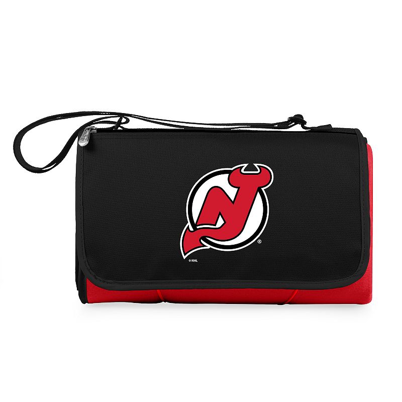 Picnic Time New Jersey Devils Outdoor Picnic Blanket & Tote, Red