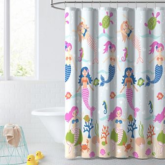 Dream Factory Mermaid Dreams Shower Curtain