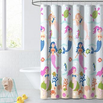 Dream Factory Mermaid Dreams Shower Curtain