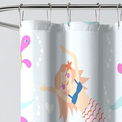 Dream Factory Mermaid Dreams Shower Curtain