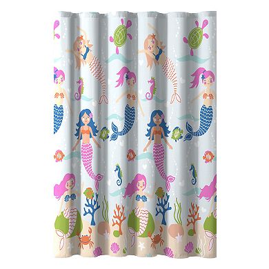 Dream Factory Mermaid Dreams Shower Curtain