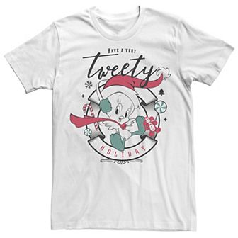 Men's Looney Tunes Christmas Have A Very Tweety Holiday Tee