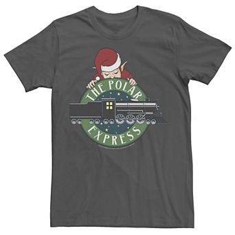 Men's The Polar Express Elf Train Logo Tee