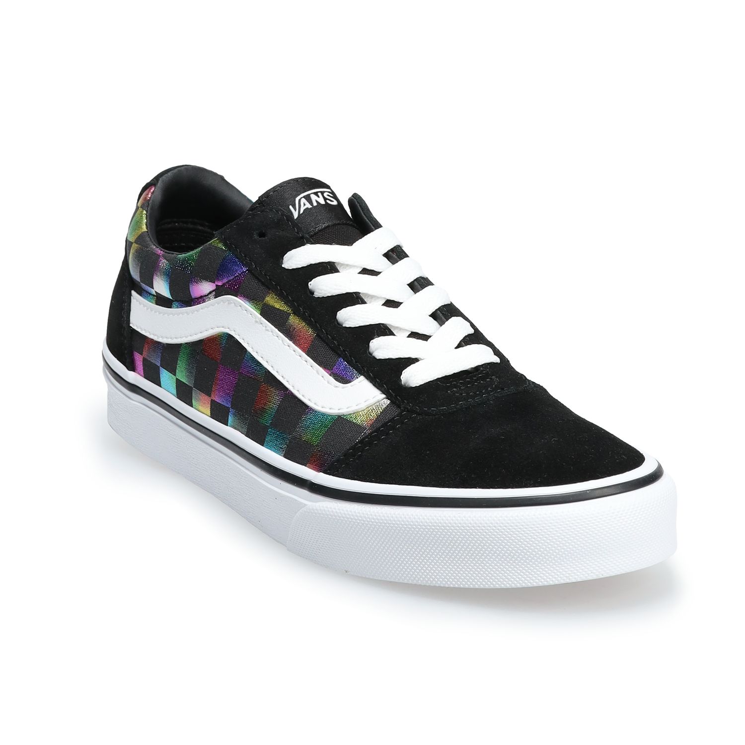 women's vans ward checker skate shoes