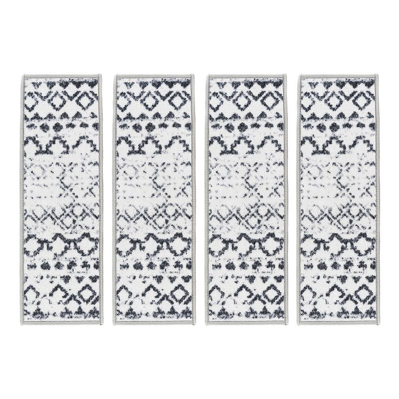 70654210 World Rug Gallery Geometric 13-pack Stair Treads,  sku 70654210