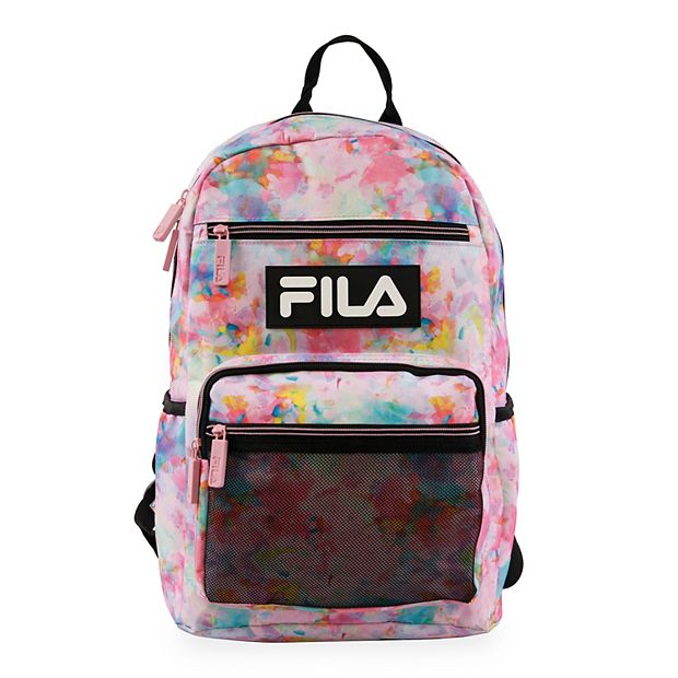 Pink fila online backpack