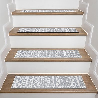 World Rug Gallery Modern 4-pk Stair Treads