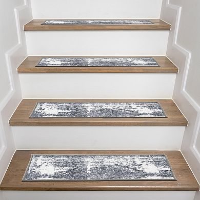 World Rug Gallery Distressed 4-pk Stair Treads