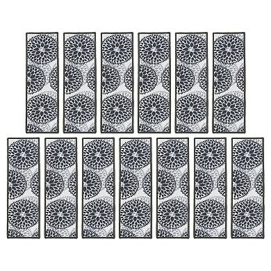 World Rug Gallery Floral Circles 13-pack Stair Treads